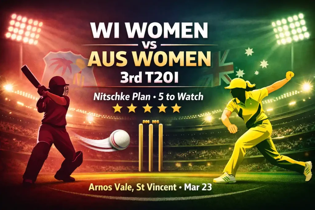 WI Women vs Aus Women 3rd T20i