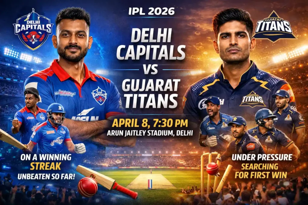 Delhi Capitals vs Gujarat Titans